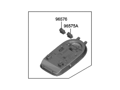 2023 Hyundai Ioniq 6 Dome Light - 92800-GI070-NNB