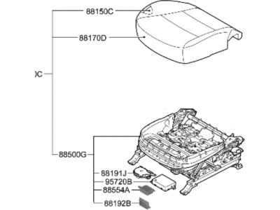 Hyundai 88107-B8500-R4X