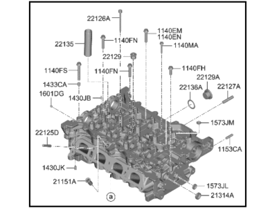 2023 Hyundai Tucson Cylinder Head - 22100-2M860