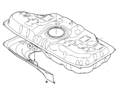 2018 Hyundai Elantra GT Fuel Tank - 31150-G3500