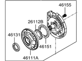 Hyundai Elantra Oil Pump - 46110-39000 Pump Assembly-Oil