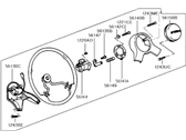 Hyundai Excel Steering Wheel - 56110-24100-AU Steering Wheel Assembly