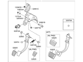 Hyundai Elantra Brake Pedal - 32800-3X300 Pedal Assembly-Brake