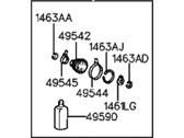 Hyundai Excel CV Joint Boot - 49506-24A00 Boot Kit-Front Axle Differential Side