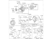 Hyundai Excel Alternator - 37300-24510 Generator Assembly