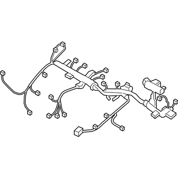 91480-j3200 Genuine Hyundai Wiring Assembly-control