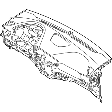 84710-G2AC0-YPK Genuine Hyundai Crash Pad Assembly-Main