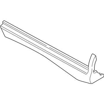 Genuine Hyundai Moulding Assembly Side Sill Rh