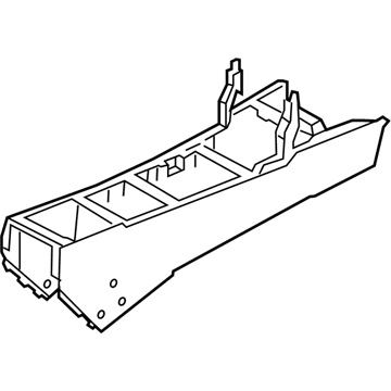 2011 Hyundai Sonata Center Console Base