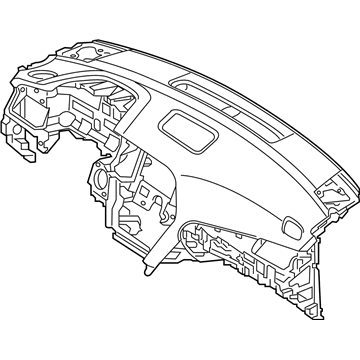 84710-C1000-TRY Genuine Hyundai Crash Pad Assembly-Main