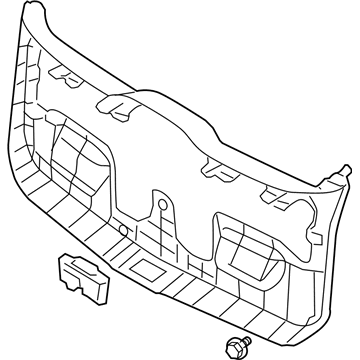 81750-2L200-WK Genuine Hyundai Panel Assembly-Tail Gate Trim