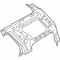 71630-S8000 Genuine Hyundai Panel Assembly-Quarter INR UPR,LH