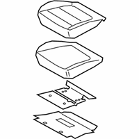 88100-J9140-SVF - Genuine Hyundai CUSHION ASSY-FR SEAT,LH