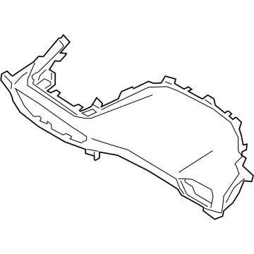 Hyundai 84734-S1AA0-NNB Panel Assembly-Lower Crash Pad,RH