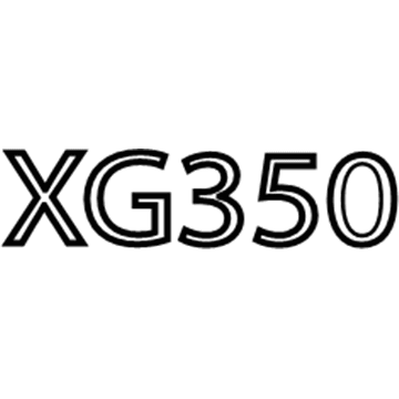 2002 Hyundai XG350 Emblem - 86332-39500