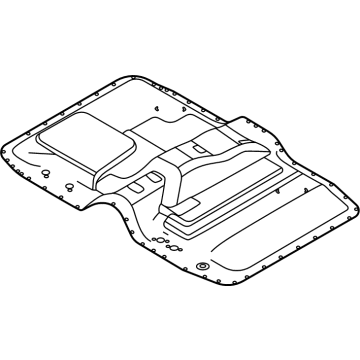 Hyundai 375P2-P0500 PANEL ASSY-BATTERY PACK UPR CA