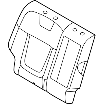 Hyundai 89450-CW010 Pad Assembly-Rear Seat Back,RH