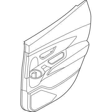 Hyundai 83308-K5000-NNB PANEL ASSY-REAR DOOR TRIM,RH