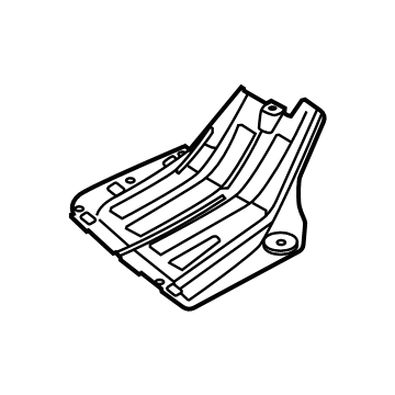 Hyundai 86675-BY000 Cover-RR Bumper Under,LH