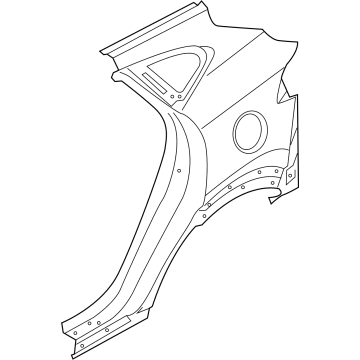 Hyundai 71503-CWC00 Panel Assembly-Quarter Outer,LH