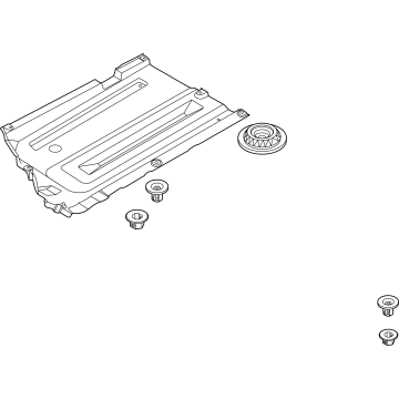 Hyundai 84217-L1000 Under Cover Assembly,LH