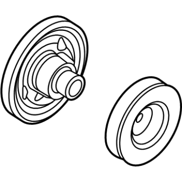 Hyundai 25290-2MHA1 DECOUPLER-BASFILTR & TVD Assembly