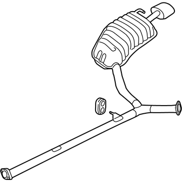 Hyundai Tail Pipe - 28711-3S470