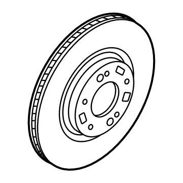Hyundai 51712-L1000 Disc-Front Wheel Brake
