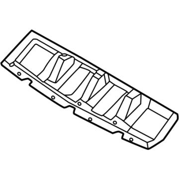 Hyundai 866A1-CW000 Cover-RR Bumper Under