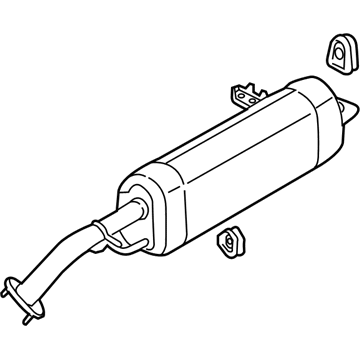 Hyundai Elantra Exhaust Pipe - 28710-F3400