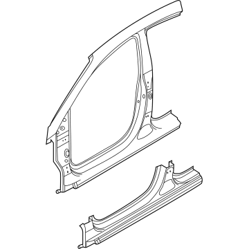 Hyundai 71110-0AA10 Panel Assembly-Pillar Outer,LH