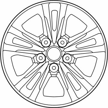 Hyundai 52910-F2200 16 Inch Wheel