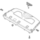 Hyundai 85610-AA130-NNB Trim Assembly-Package Tray RR