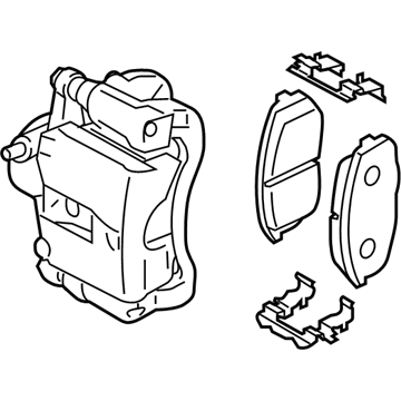 2021 Hyundai Kona Electric Brake Caliper - 58110-K4000