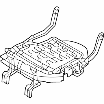 Hyundai 89110-CW011 FRAME ASSY-RR SEAT CUSH,LH