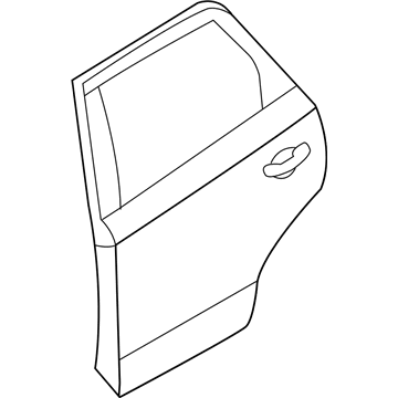 Hyundai 77003-3J010 Panel Assembly-Rear Door,LH