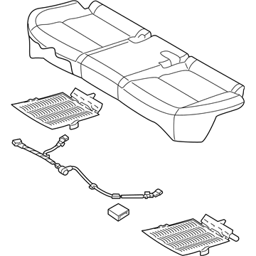 Hyundai 89100-D3070-RSM Cushion Assembly-RR Seat