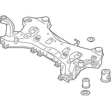 2017 Hyundai Sonata Hybrid Front Cross-Member - 62405-C1050