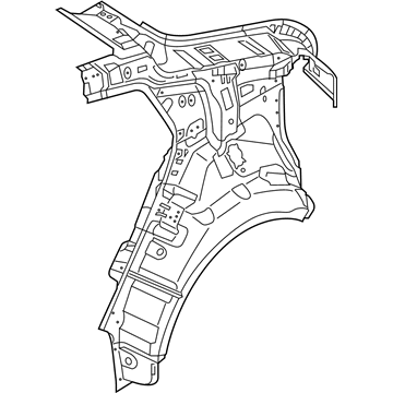 Hyundai 71602-G7000 Panel Assembly-Quarter Inner,RH