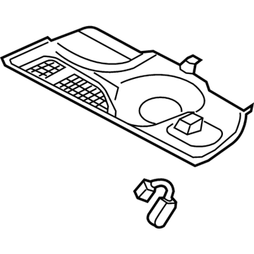 Hyundai 97285-3N000-HZ Cover Assembly-Under,RH