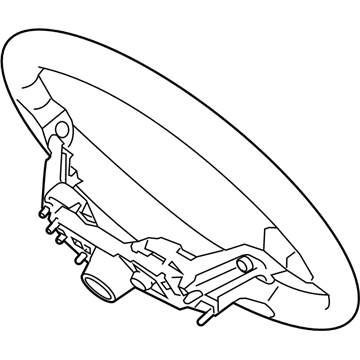 Hyundai 56120-J9100-UN5 Steering Wheel Body