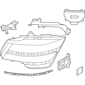 Hyundai Genesis G80 Headlight - 92101-T1020