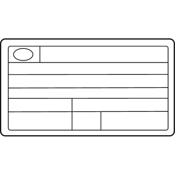 Hyundai 32430-2JDN2 LABEL-EMISSION