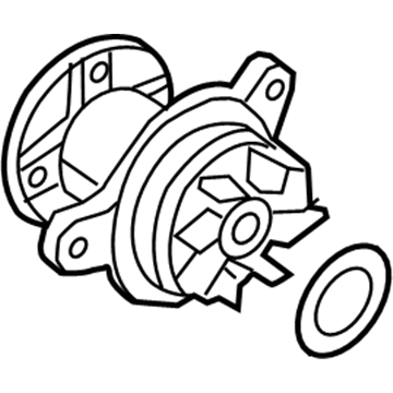 2020 Hyundai Elantra Water Pump - 25100-03800