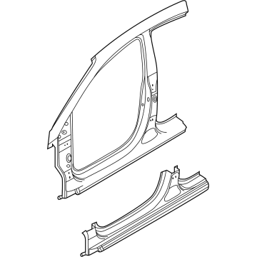 Hyundai 71120-0BA00 Panel Assembly-Pillar Outer,RH