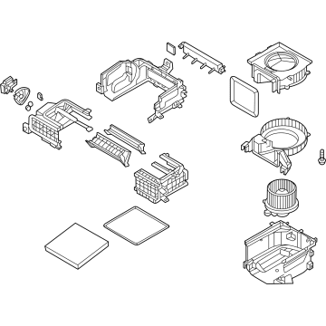 Hyundai 97100-KL000 BLOWER UNIT