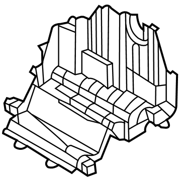 Hyundai 97137-DS000 CASE-HEATER & EVAPORATOR,LWR