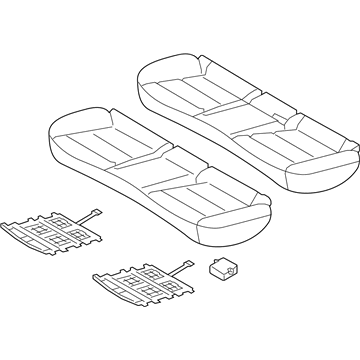 Hyundai 89100-F2110-XFL Cushion Assembly-Rear Seat