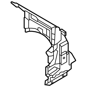 Hyundai 84190-DS000 PARTITION ASSY-ENG/RM LWR,LH