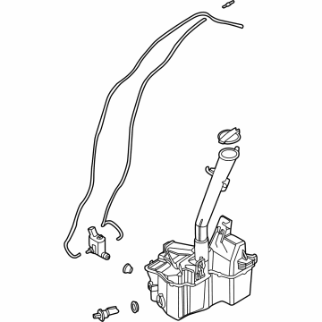 Hyundai 98610-CW100 Reservoir & Pump Assembly-Washer